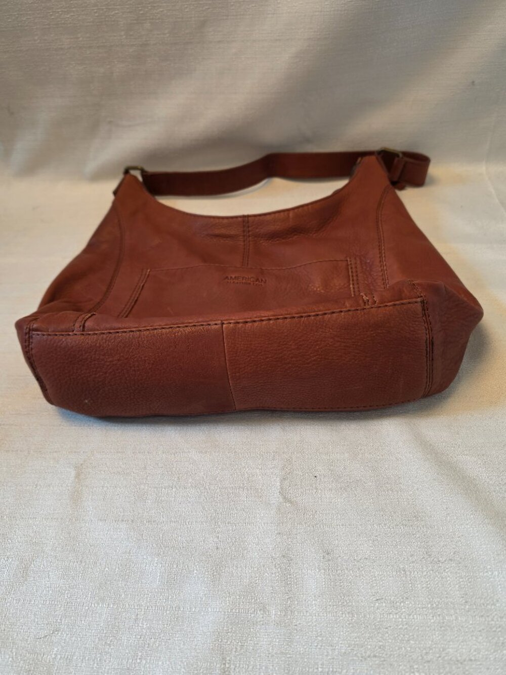 American Leather Co. Brown 100% Genuine Leather Handbag - Picture 5 of 11